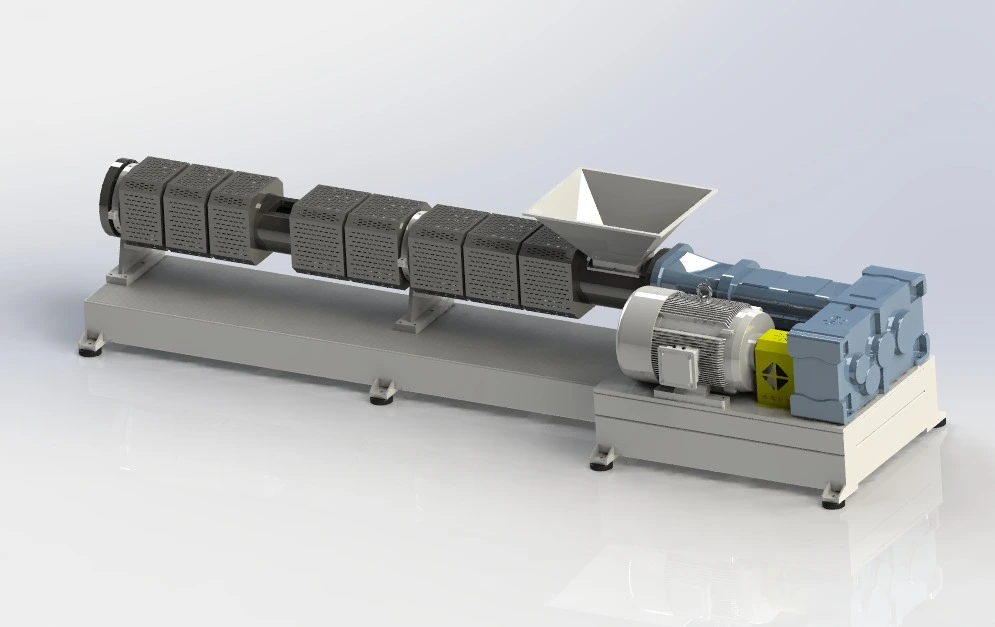 アフリカのお客様向け二軸プラスチックリサイクル押出機のご注文