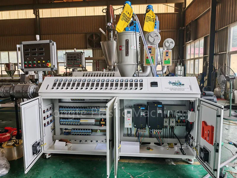 Electric control for ABS profile extrusion line